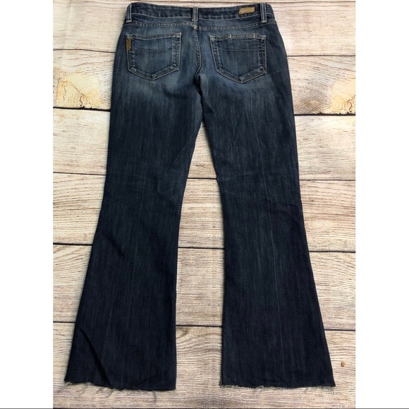 Paige Uneven Distressed Hem Jeans Size 27 - Picture 5 of 7